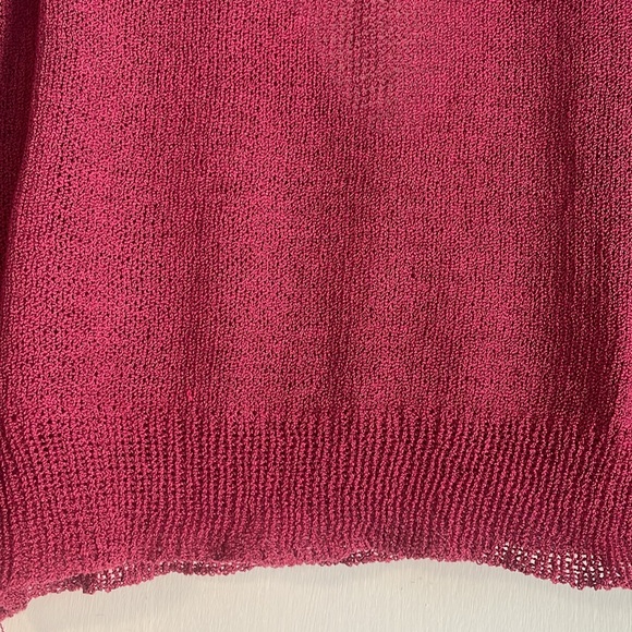 Super Down Rose Loose Knit Open Back Sweater S - Picture 5 of 8